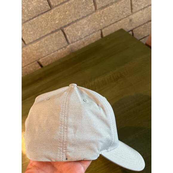 Callaway Golf Hat Beige With Orange Exclamation Mark Adjustable Snapback Cap - Picture 6 of 8